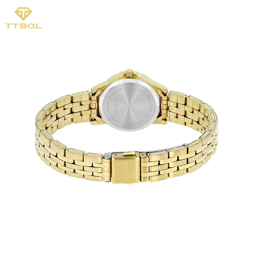 ساعت مچی زنانه سیتیزن طلایی CITIZEN EQ0603-59P