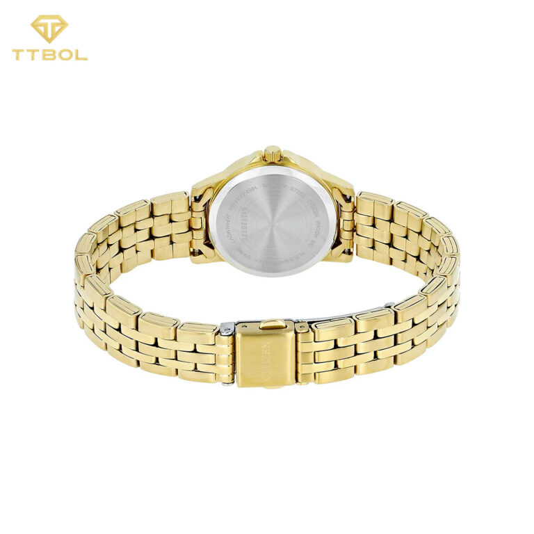 ساعت مچی زنانه سیتیزن طلایی CITIZEN EQ0603-59P