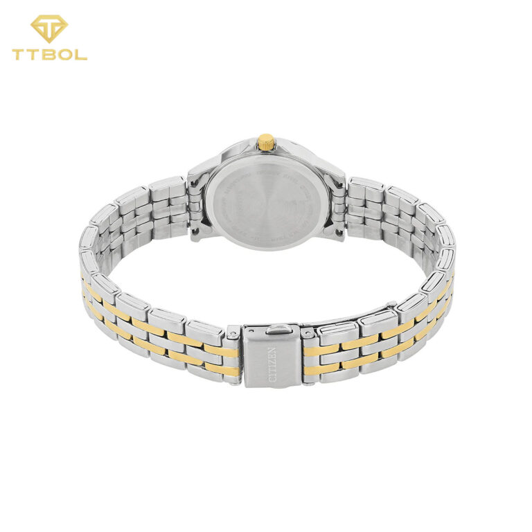 ساعت مچی زنانه سیتیزن سیلور طلایی CITIZEN EQ0608-55E