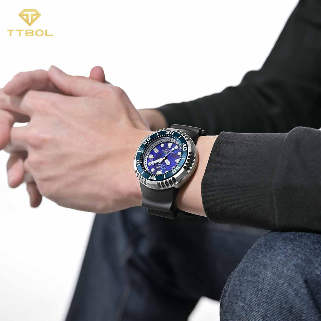 ساعت مچی مردانه سیتیزن اکودرایو غواصی تا عمق ۳۰۰ متر CITIZEN BN1025-08L