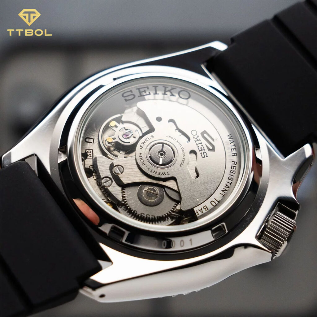 ساعت مچی مردانه سیکو پشت شیشه ای SEIKO 5 SRPL87K1