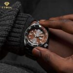 ساعت مچی اتوماتیک مردانه سیکو صفحه قهوه ای SEIKO 5 SRPJ47K1