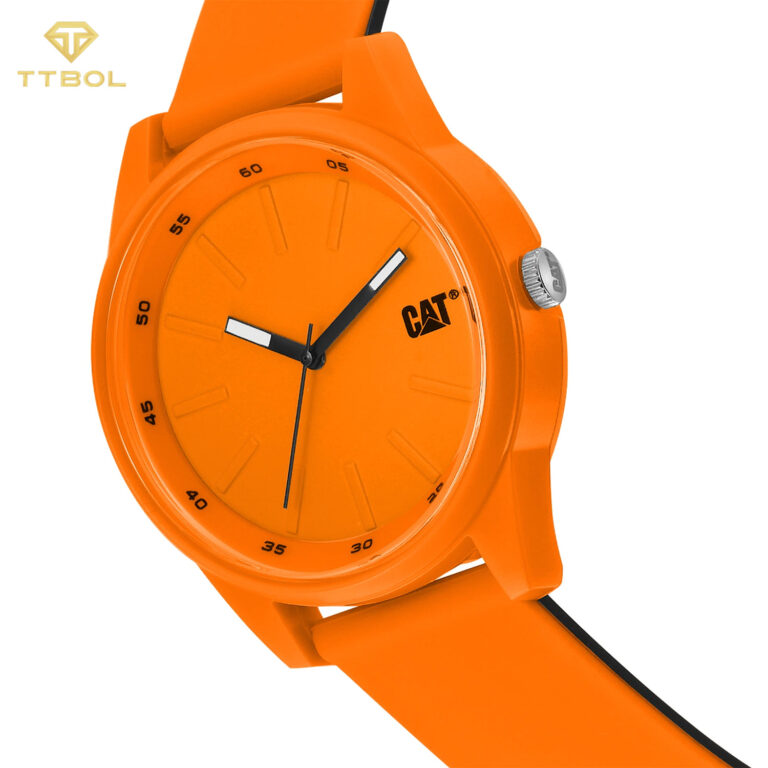 ساعت مچی مردانه کت نارنجی رنگ CATERPILLAR LJ.180.28.828