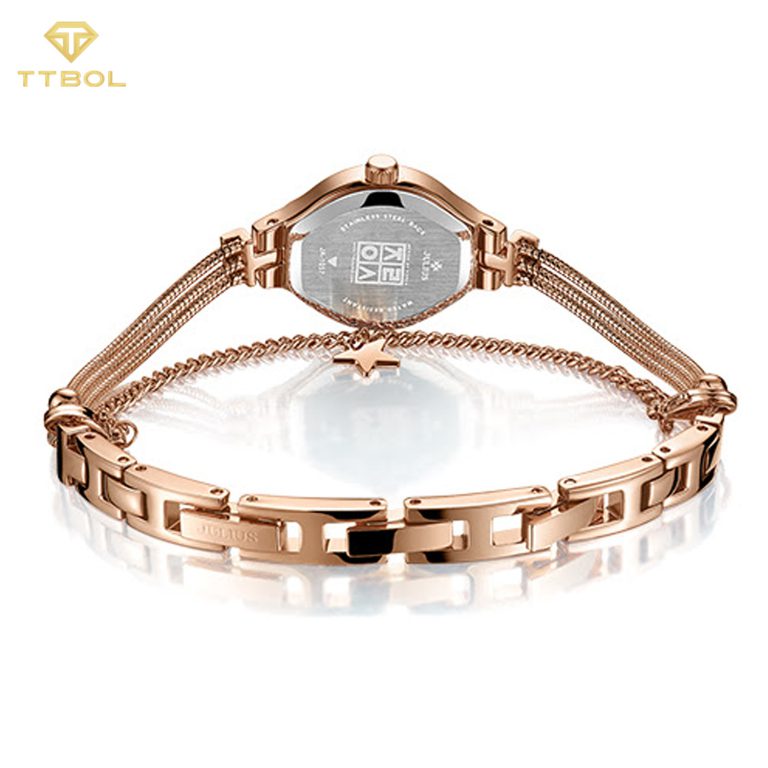 ساعت مچی زنانه جولیوس بند زنجیری JULIUS JA-1057E