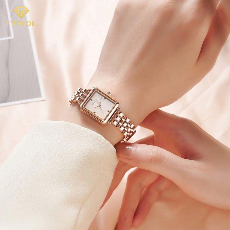 ساعت مچی زنانه جولیوس تمام رزگلد JULIUS JA-1315B