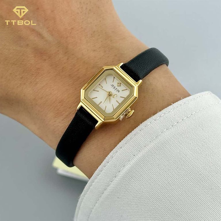 ساعت مچی زنانه جولیوس بند چرمی JULIUS JA-1454C