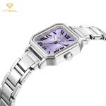 ساعت مچی زنانه جولیوس صفحه بنفش JULIUS JA-1546B