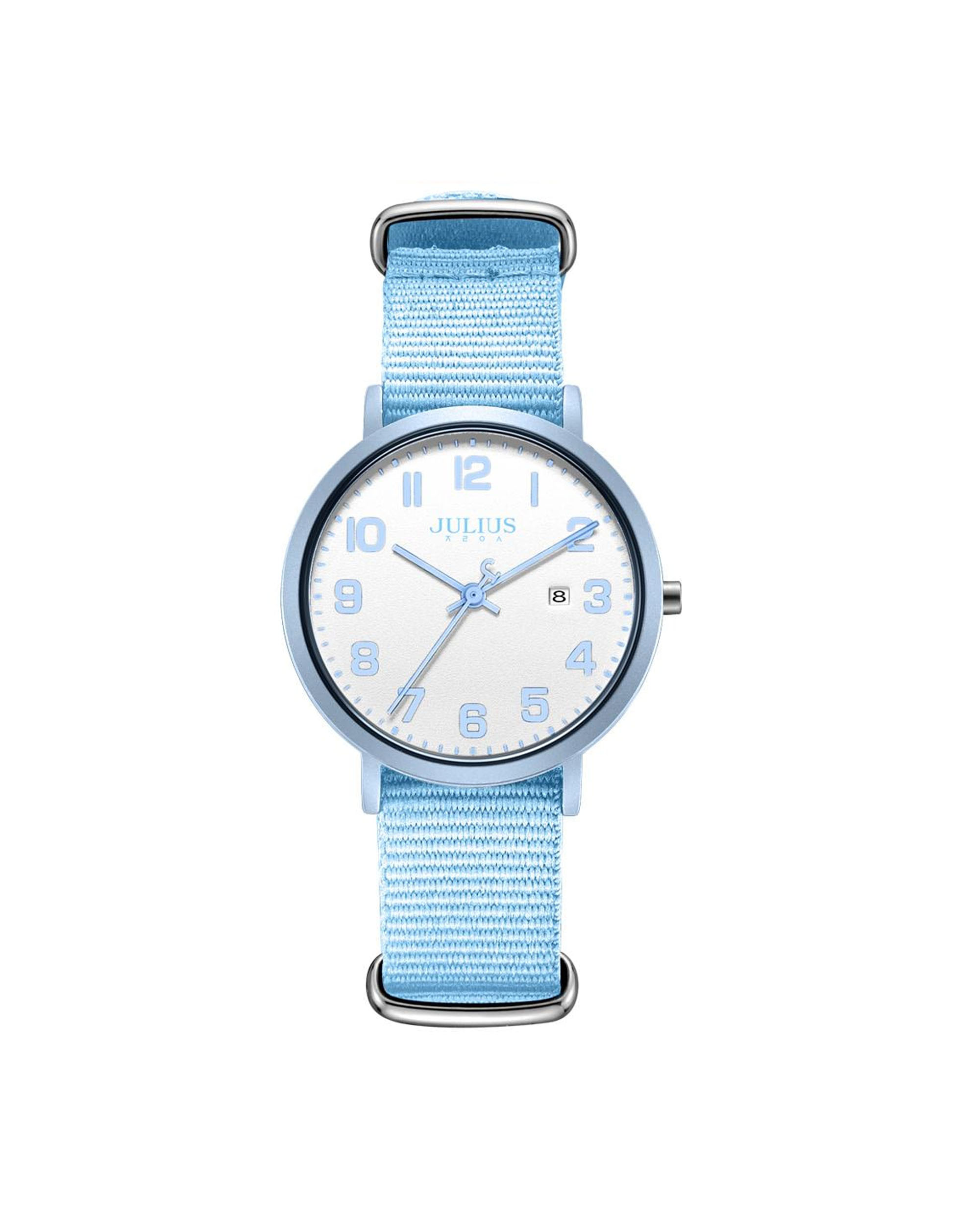 JA-1552E ساعت مچی زنانه جولیوس بند آبی JULIUS JA-1552E