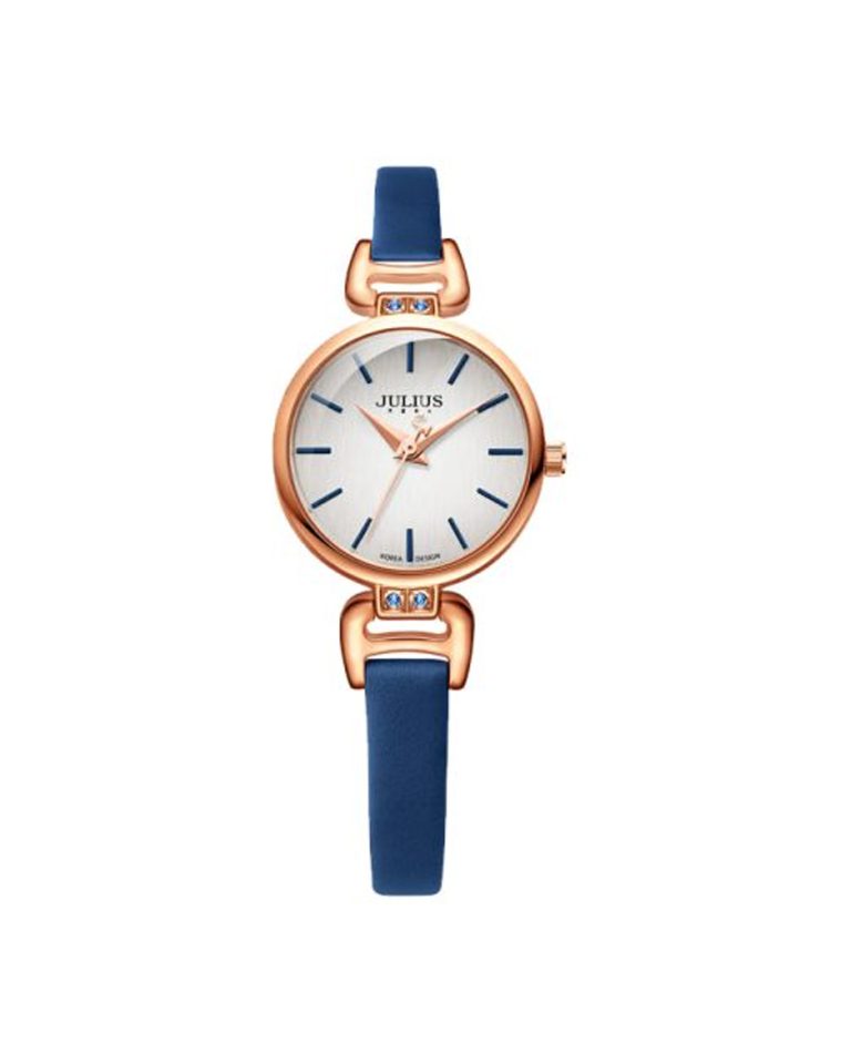 ساعت مچی زنانه جولیوس بند سرمه ای JULIUS JA-925D