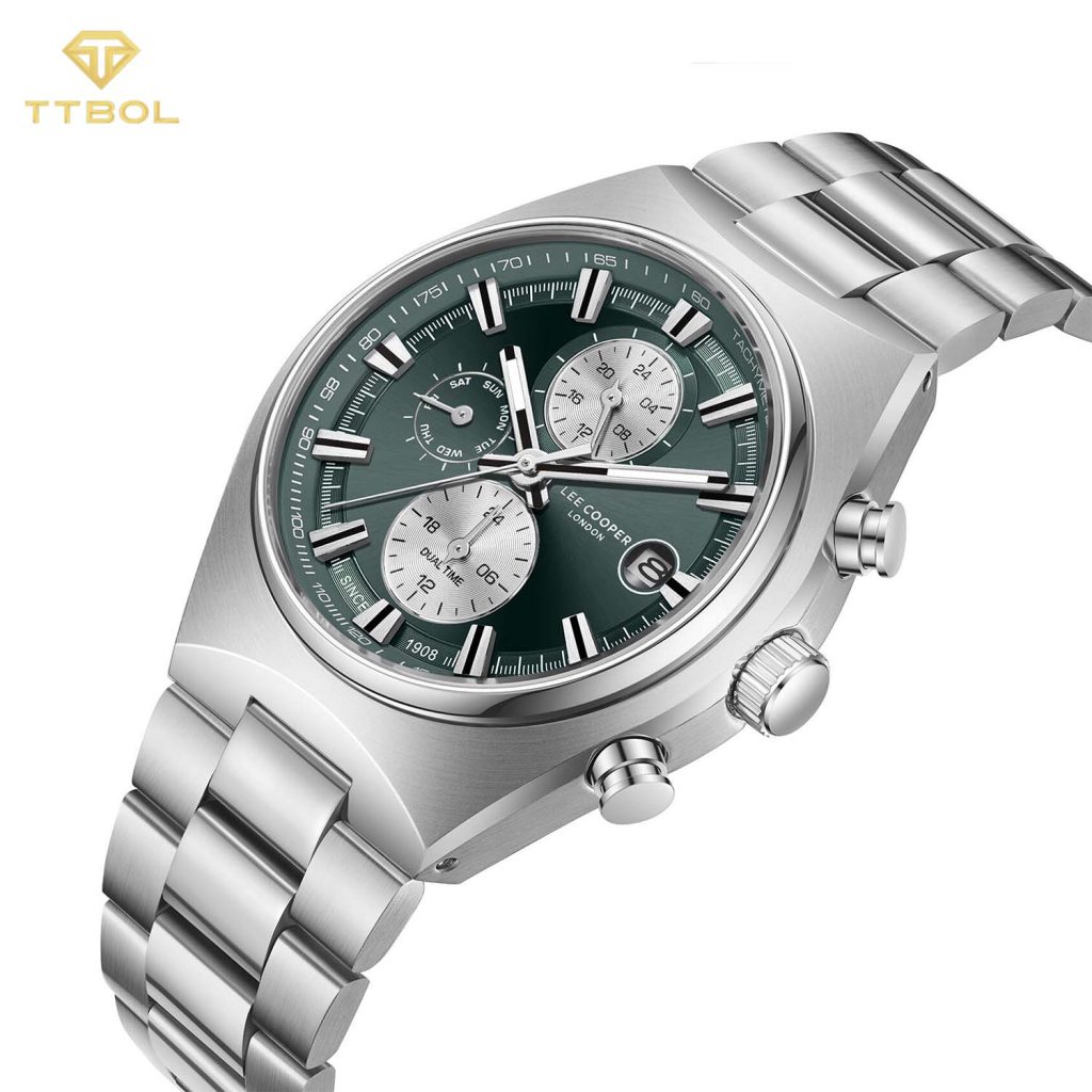 ساعت مچی مردانه لی کوپر صفحه سبز LEE COOPER LC08214.370