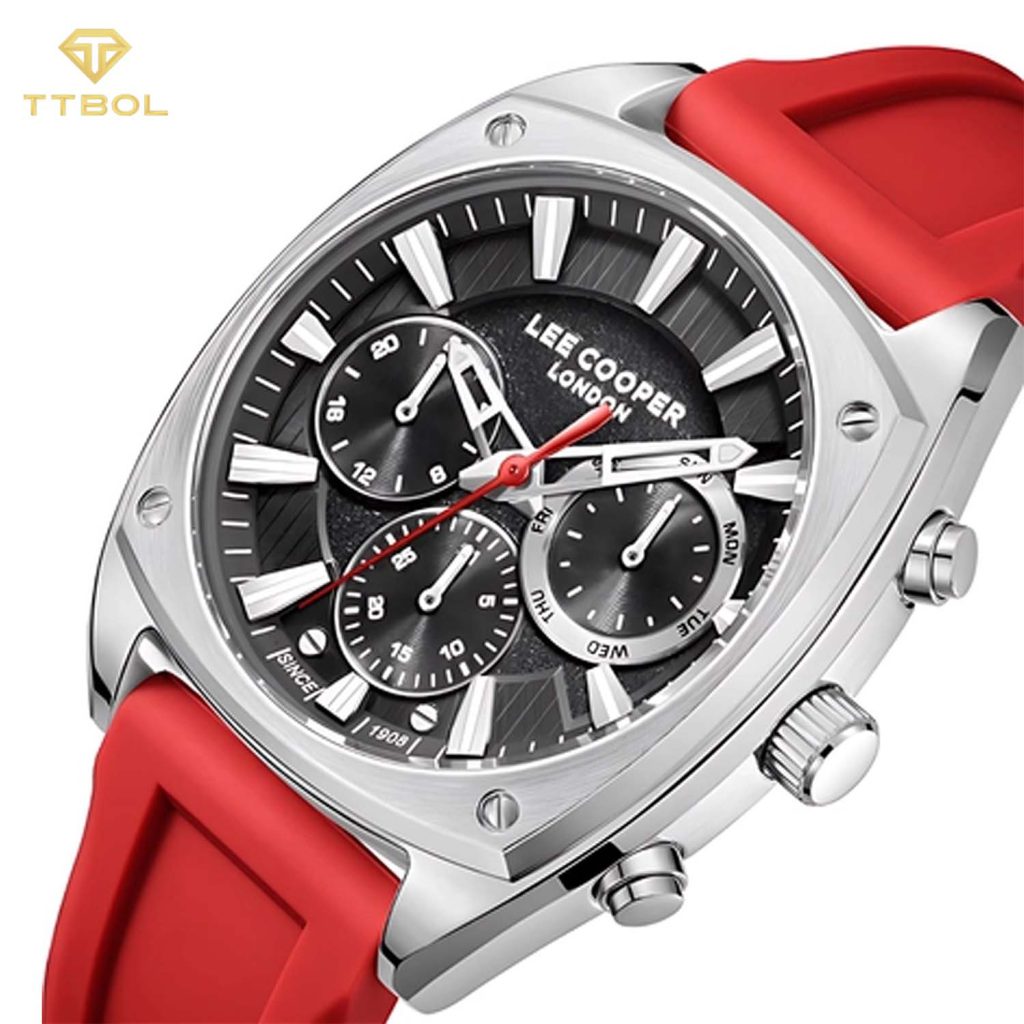 ساعت مچی مردانه لی کوپر صفحه مشکی LEE COOPER LC08237.468