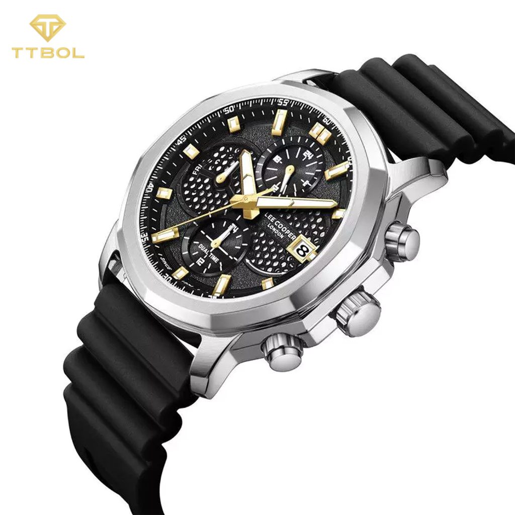 ساعت مچی مردانه لی کوپر صفحه مشکی LEE COOPER LC08238.351