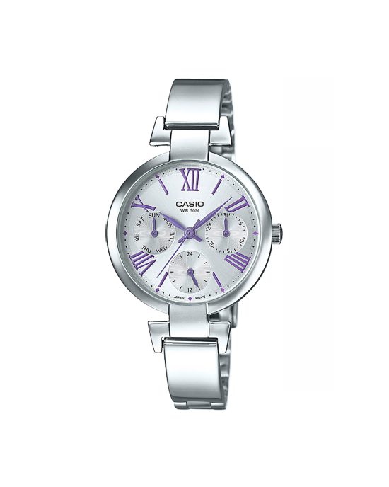 ساعت مچی زنانه کاسیو بند استیل CASIO LTP-E404D-6A