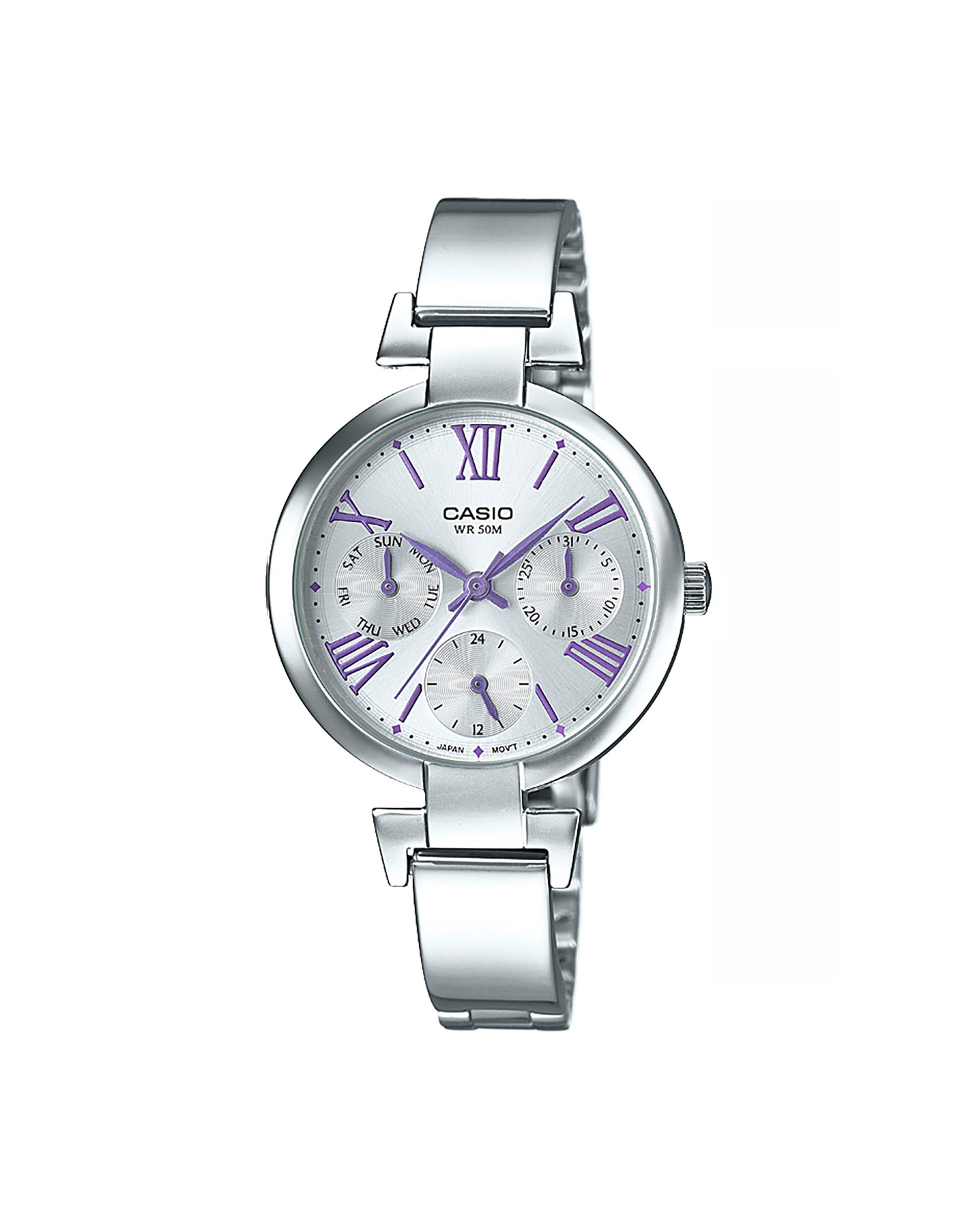 ساعت مچی زنانه کاسیو بند استیل CASIO LTP-E404D-6A