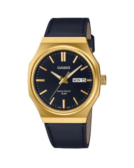 ساعت مچی مردانه کاسیو طلایی CASIO MTP-E735GL-1AV