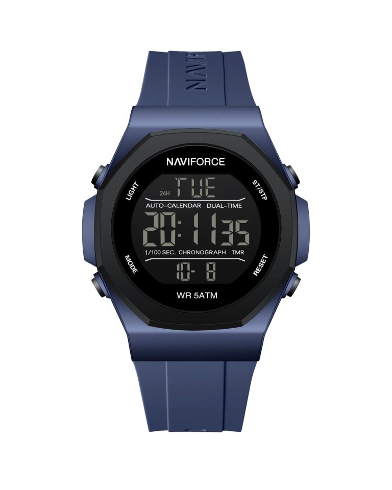 ساعت مچی مردانه ناوی فورس سرمه ای دیجیتالی NAVIFORCE NF7117 D.BE/D.BE