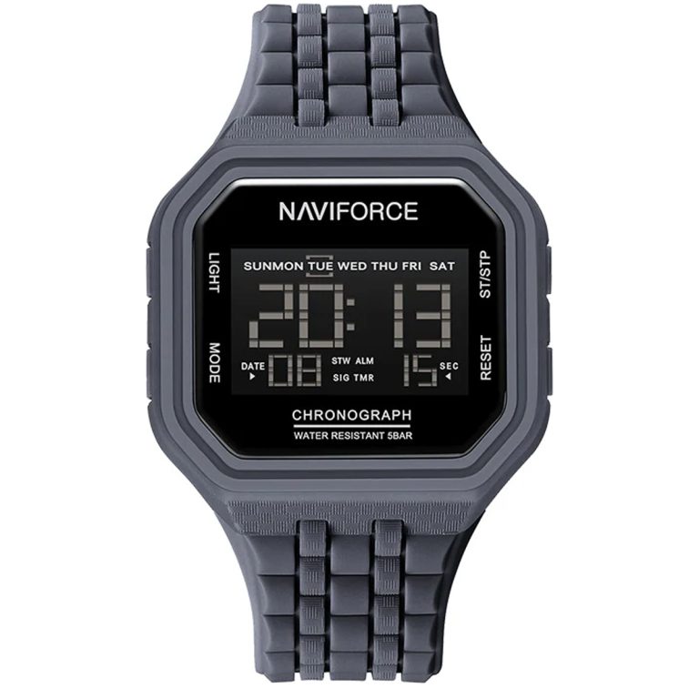 ساعت مچی مردانه ناوی فورس دیجیتالی خاکستری NAVIFORCE NF7116 T.GY/T.GY