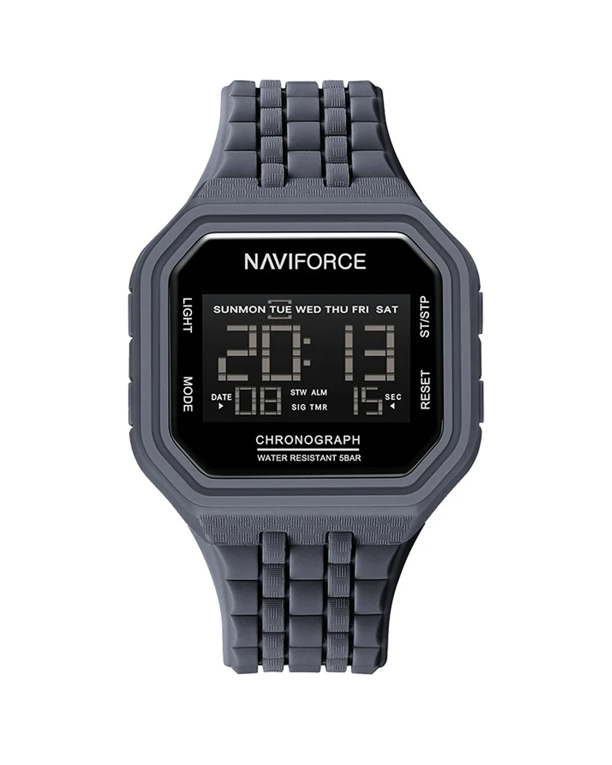ساعت مچی مردانه ناوی فورس دیجیتالی خاکستری NAVIFORCE NF7116 T.GY/T.GY