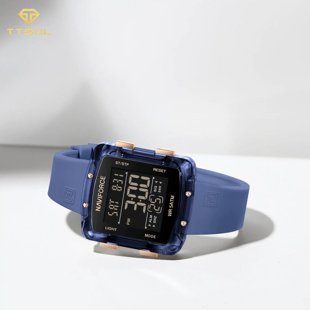 ساعت مچی زنانه ناوی فورس بند رابر NAVIFORCE NF7121 BE/BE