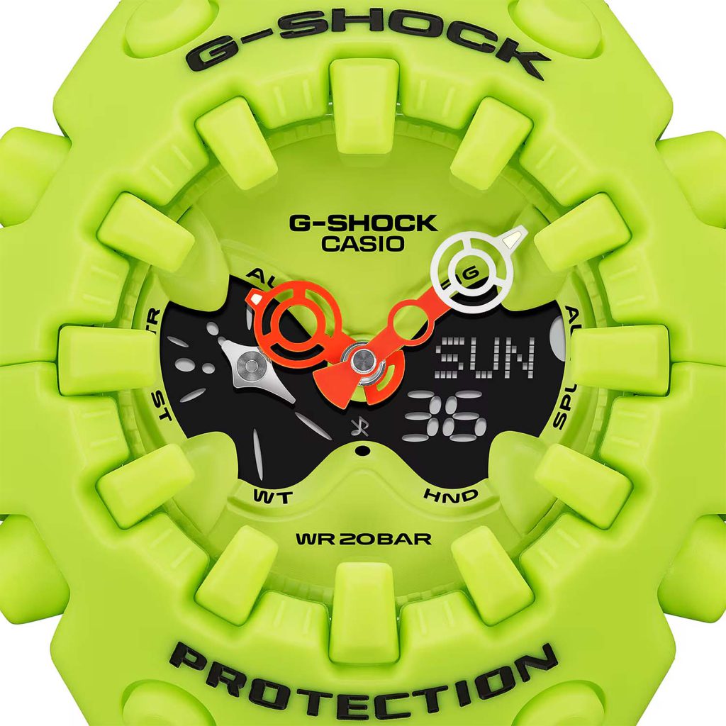 ساعت مچی مردانه کاسیو جیشاک با طراحی فضایی CASIO G-SHOCK GA-V01-9A
