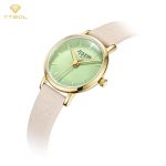 ساعت مچی زنانه جولیوس بند کرمی JULIUS JA-963B