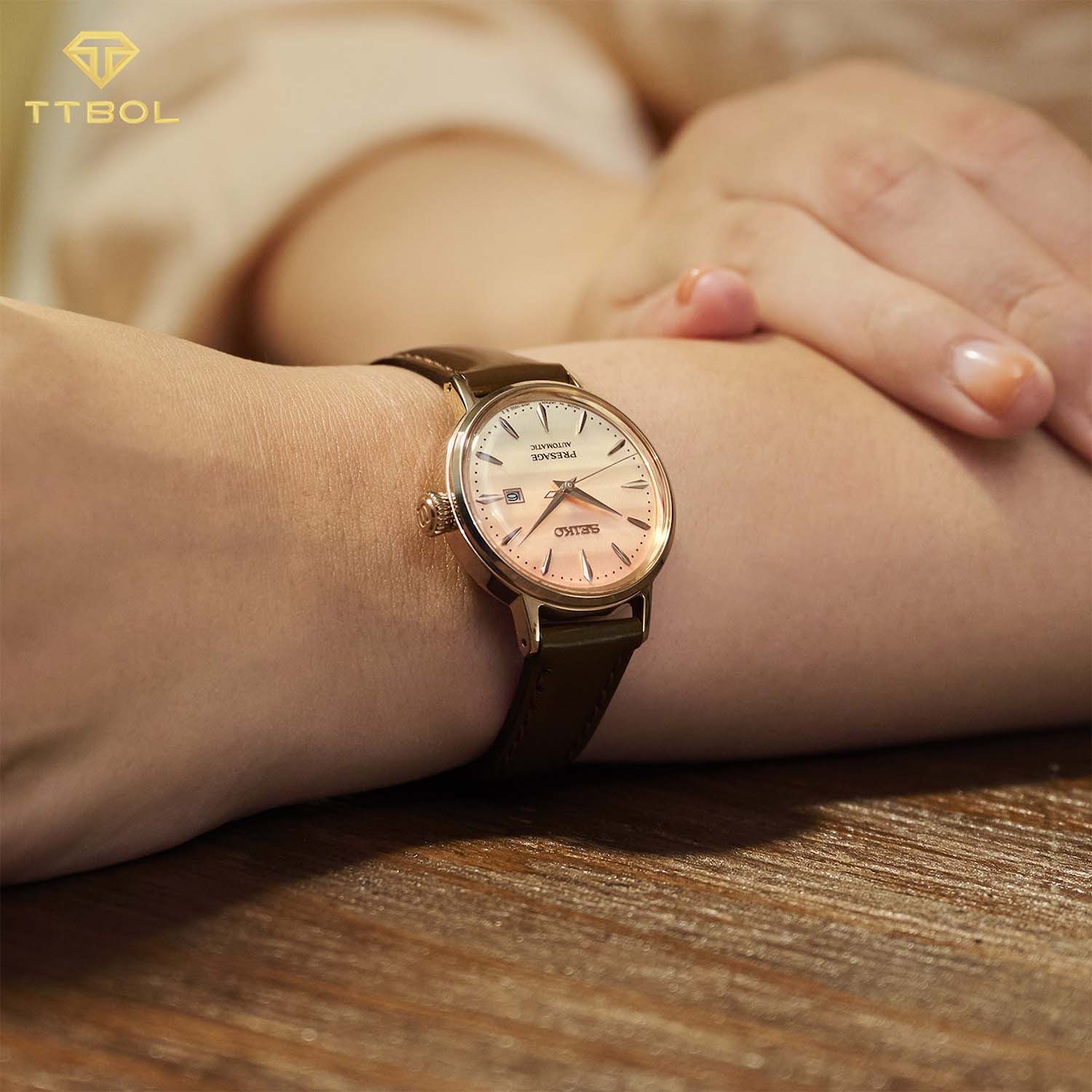ساعت مچی اتوماتیک زنانه سیکو پرساج SEIKO PRESAGE SRE014J1