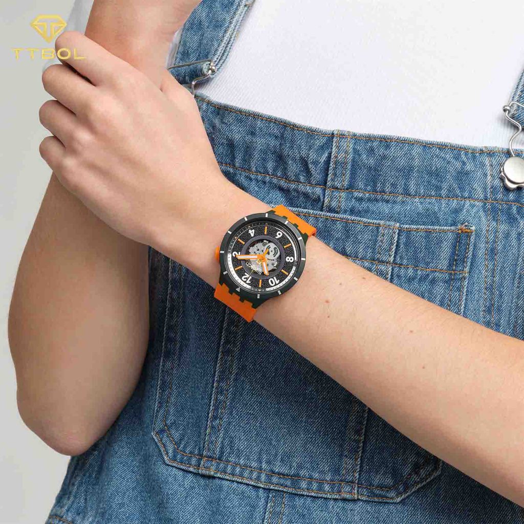 ساعت مچی سواچ نارنجی SWATCH SB03G107