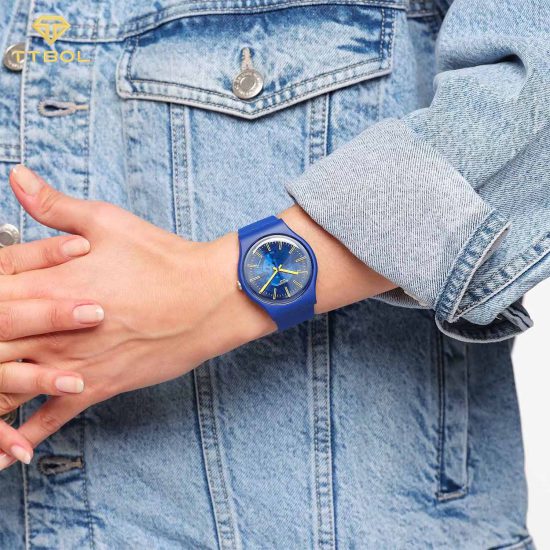 ساعت مچی سواچ بنفش SWATCH SO29N101