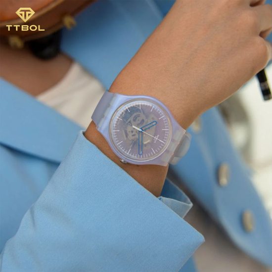 ساعت مچی سواچ شفاف SWATCH SUOK154