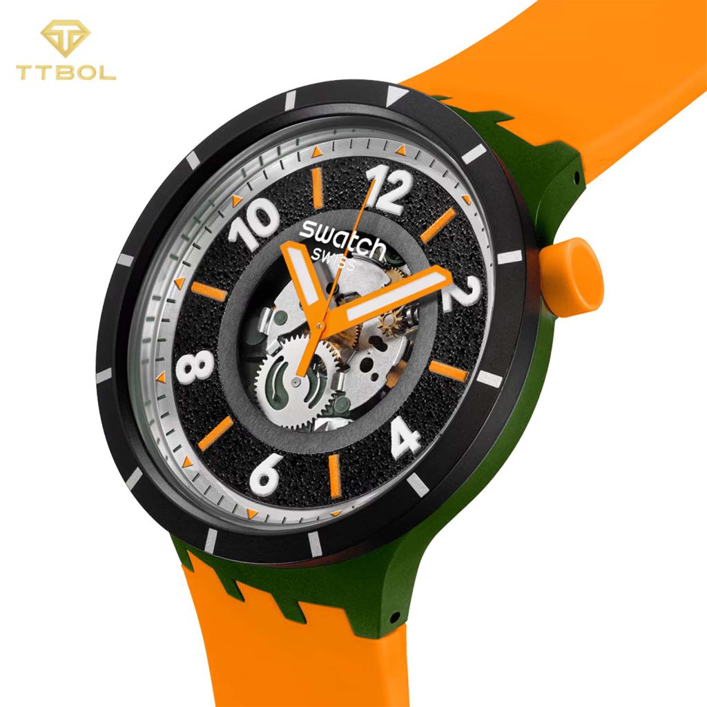 ساعت مچی سواچ چرخ دنده ای SWATCH SB03G107