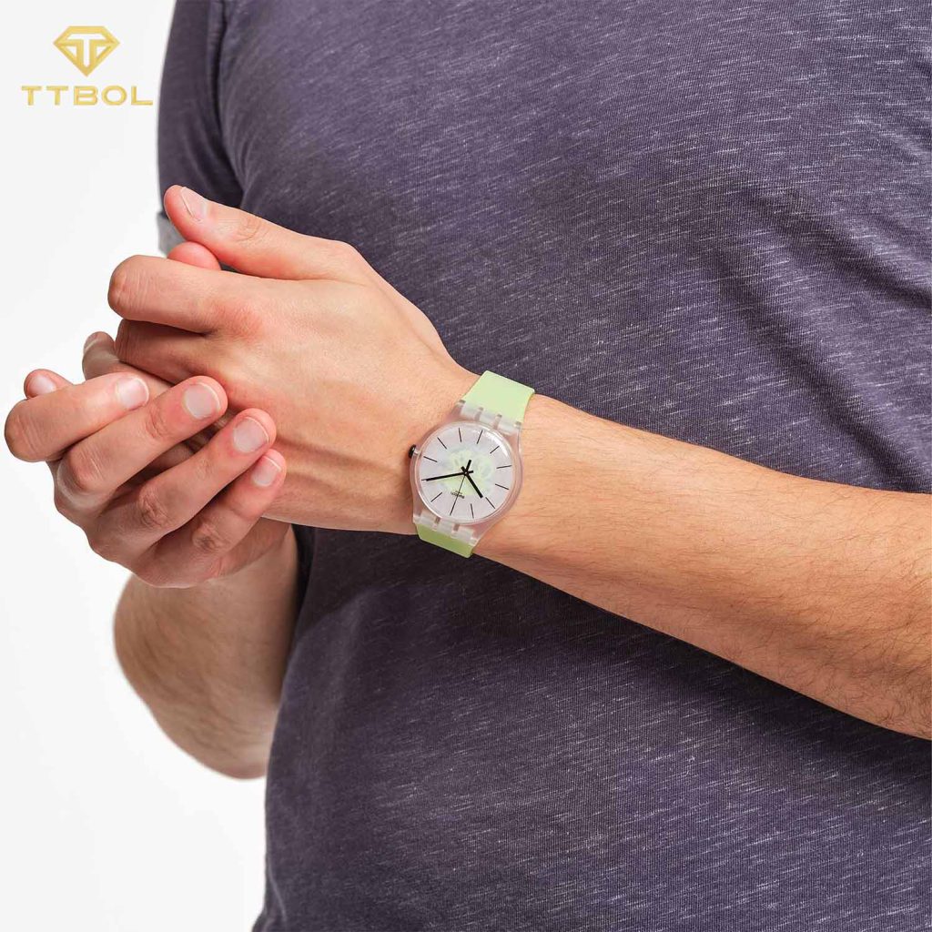 ساعت مچی سواچ سبز ماچا SWATCH SO29K106