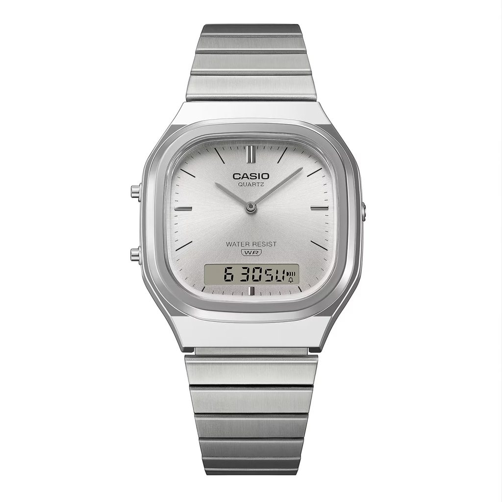 ساعت مچی کاسیو بند استیل CASIO AQ-240E-7A