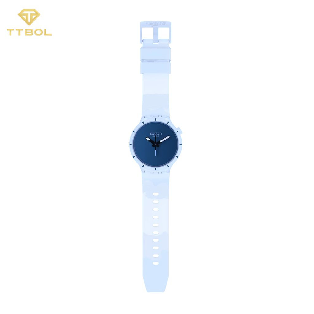 ساعت مچی سواچ SWATCH BIG BOLD BIOCERAMIC ARCTIC SB03N102