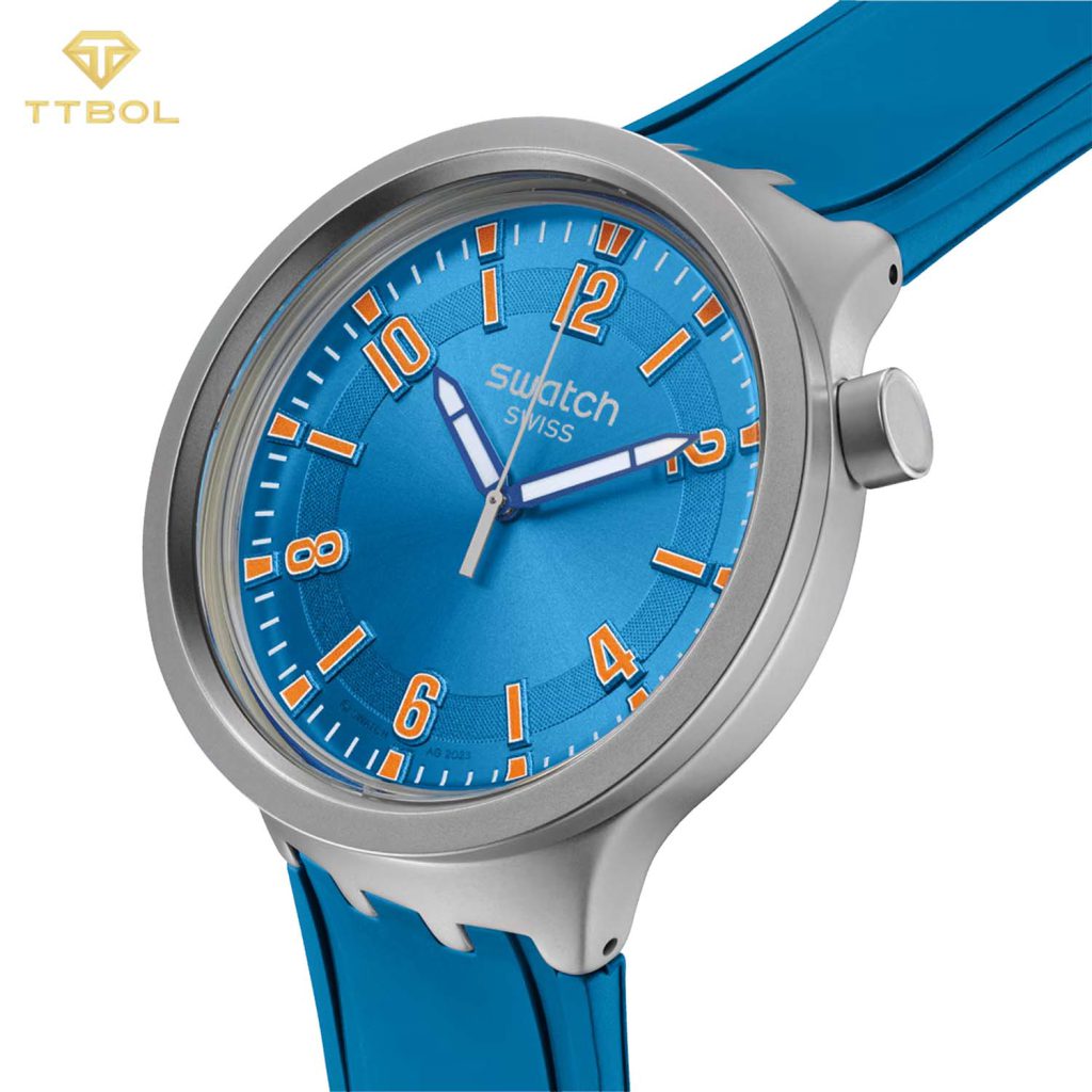 ساعت مچی مردانه سواچ بند رابری SWATCH SB07S115