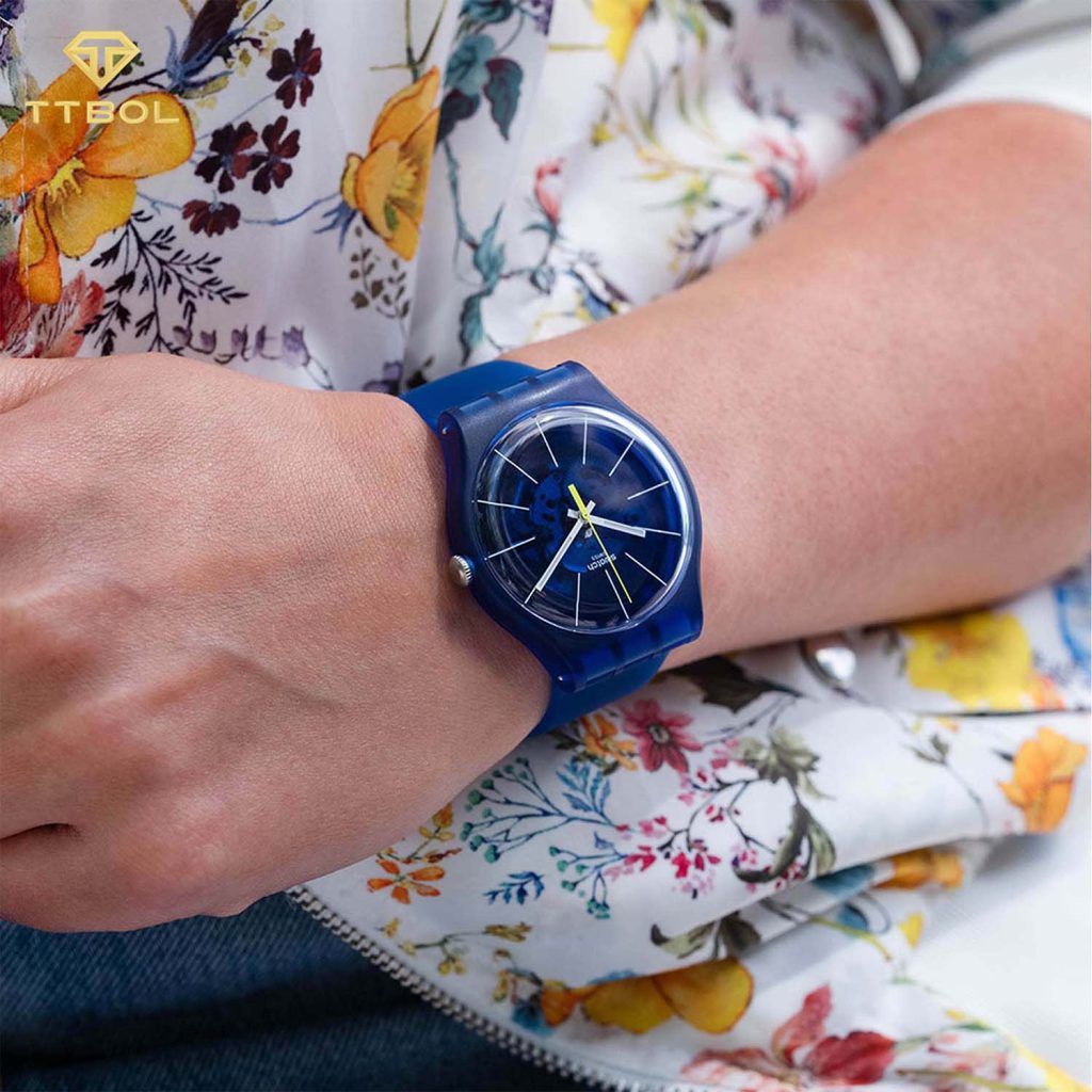 ساعت مچی سواچ SWATCH BLUE SIRUP SUON142