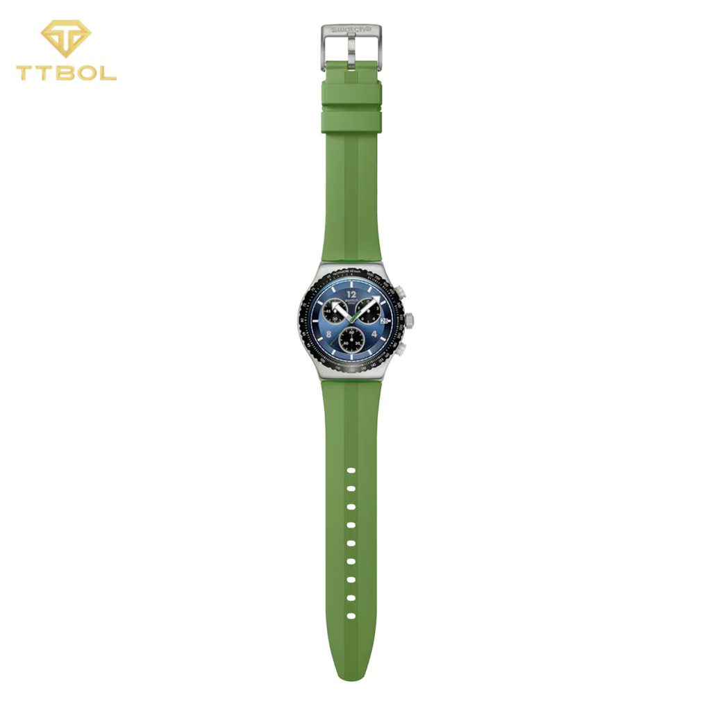 ساعت مچی سواچ بند سیلیکونی سبز SWATCH YVS531