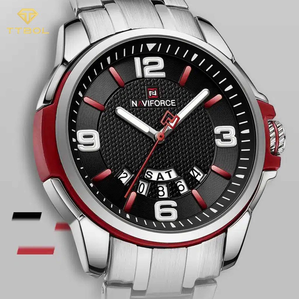 ساعت مچی مردانه ناوی فورس اورجینال NAVIFORCE 9215S S/R/B