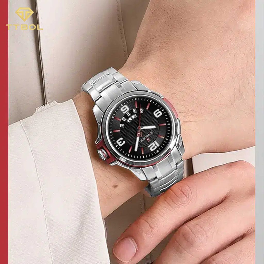 ساعت مچی مردانه ناوی فورس سیلور NAVIFORCE 9215S S/R/B