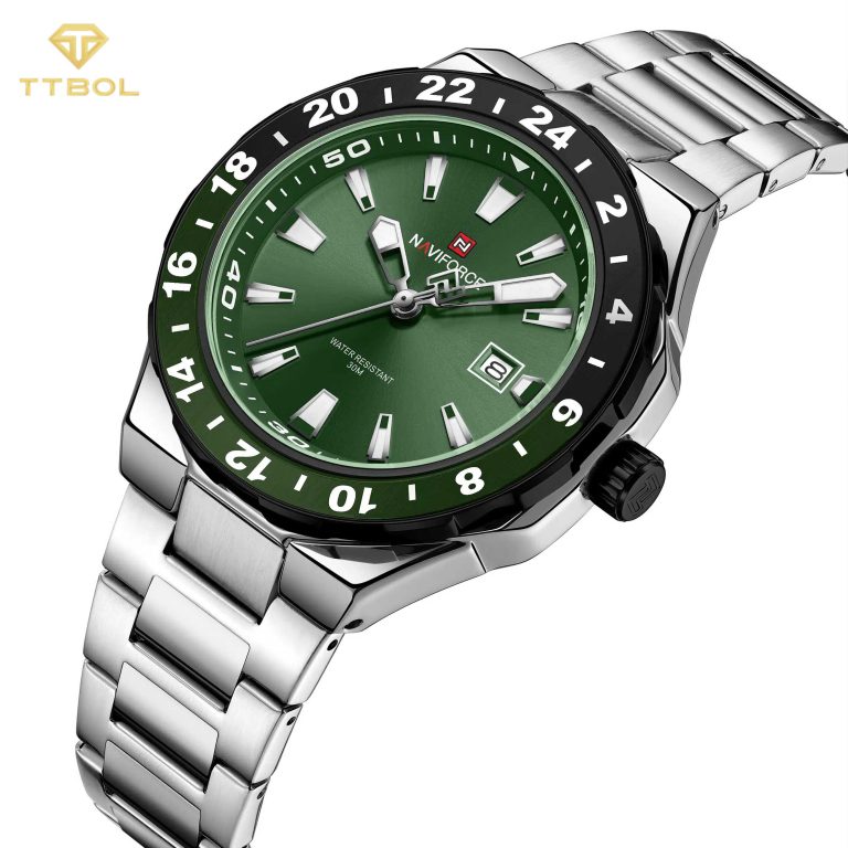 ساعت مچی مردانه ناوی فورس اسپرت NAVIFORCE NF9249 S/GN/S