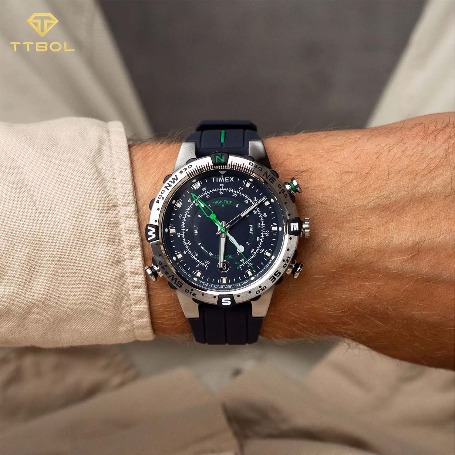 ساعت مچی مردانه تایمکس قطبنما TIMEX TW2V22100
