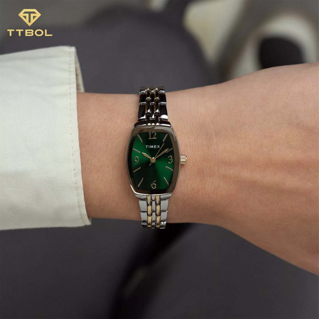 ساعت مچی زنانه تایمکس صفحه سبز TIMEX TW2Y22300