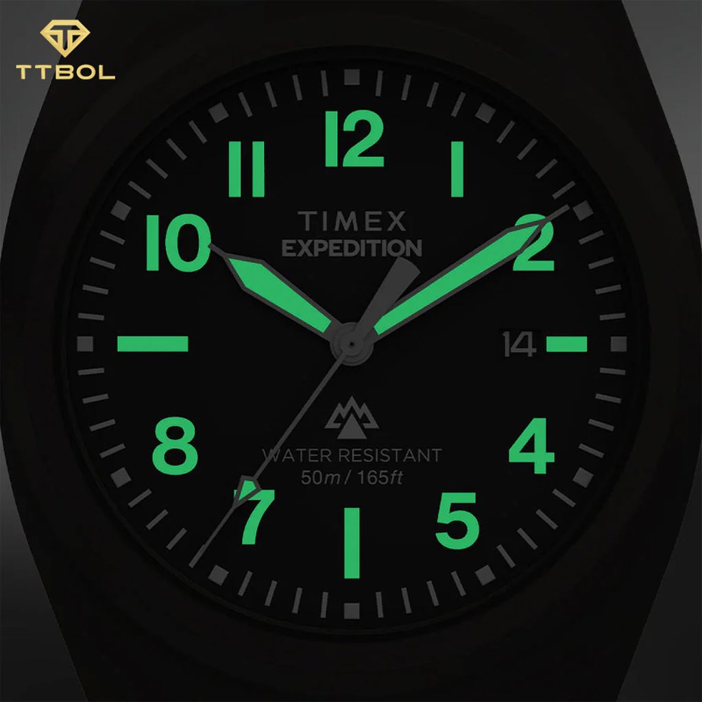 نمای عقربه های ساعت مچی مردانه تایمکس TIMEX TW2Y18000