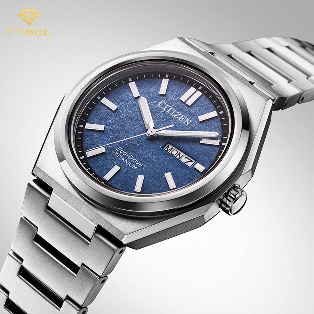 ساعت مچی مردانه سیتیزن اکودرایو تیتانیومی CITIZEN AW0130-85L