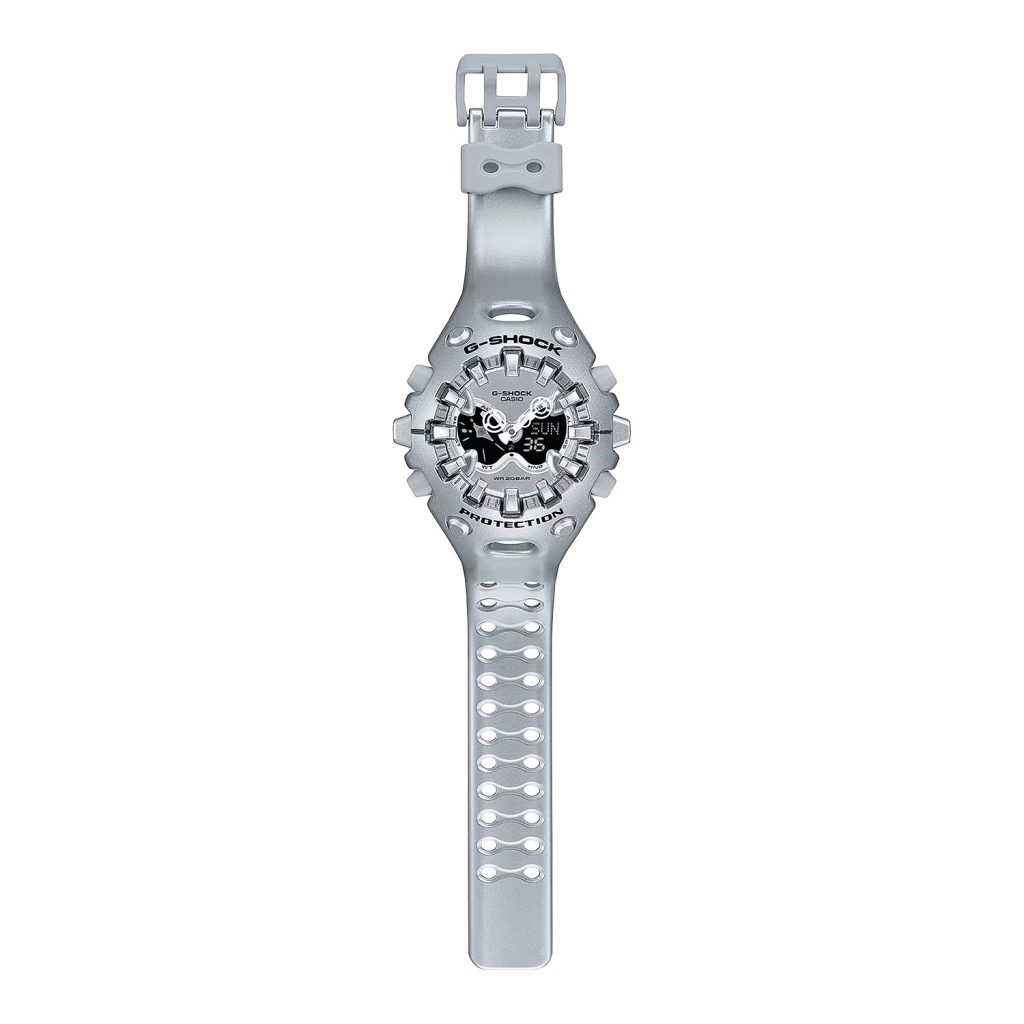 ساعت مچی مردانه کاسیو جیشاک نقره ای CASIO G-SHOCK GA-V01A-8A