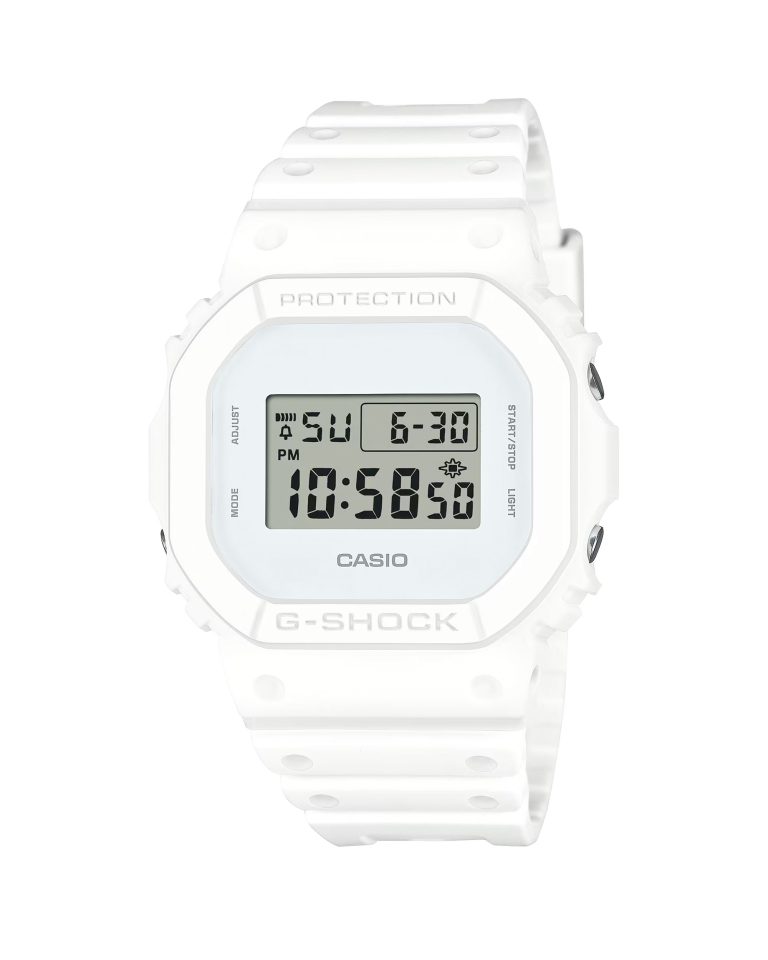 ساعت مچی مردانه جیشاک سفید CASIO G-SHOCK DW-5600WW-7
