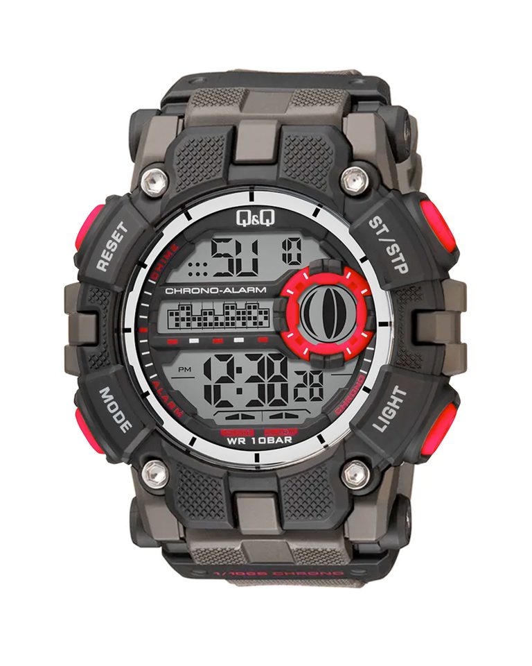 ساعت مچی مردانه کیو اند کیو بند رابر دیجیتالی Q&Q G27A-007VY