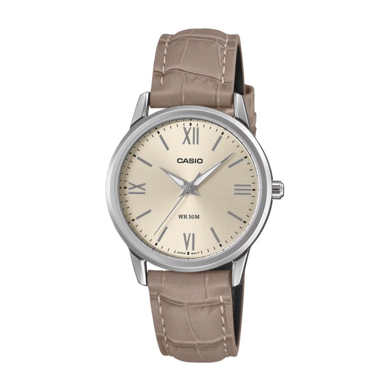 ساعت مچی زنانه کاسیو چرمی ضد آب LTP-1303LL-7AV