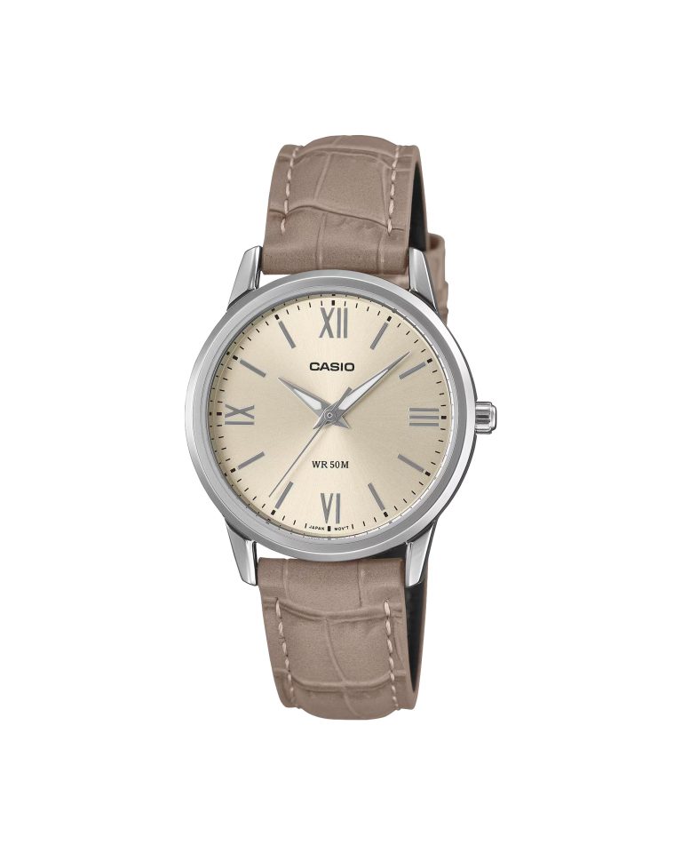 ساعت مچی زنانه کاسیو چرمی ضد آب LTP-1303LL-7AV