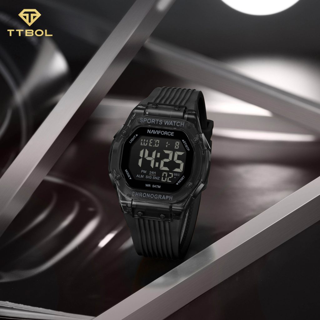 ساعت مچی مردانه ناوی فورس تمام مشکی NAVIFORCE NF7113 B/B