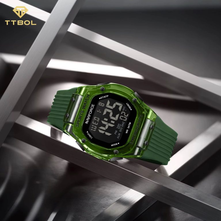 ساعت مچی مردانه ناوی فورس دیجیتالی NAVIFORCE NF7113 GN/GN